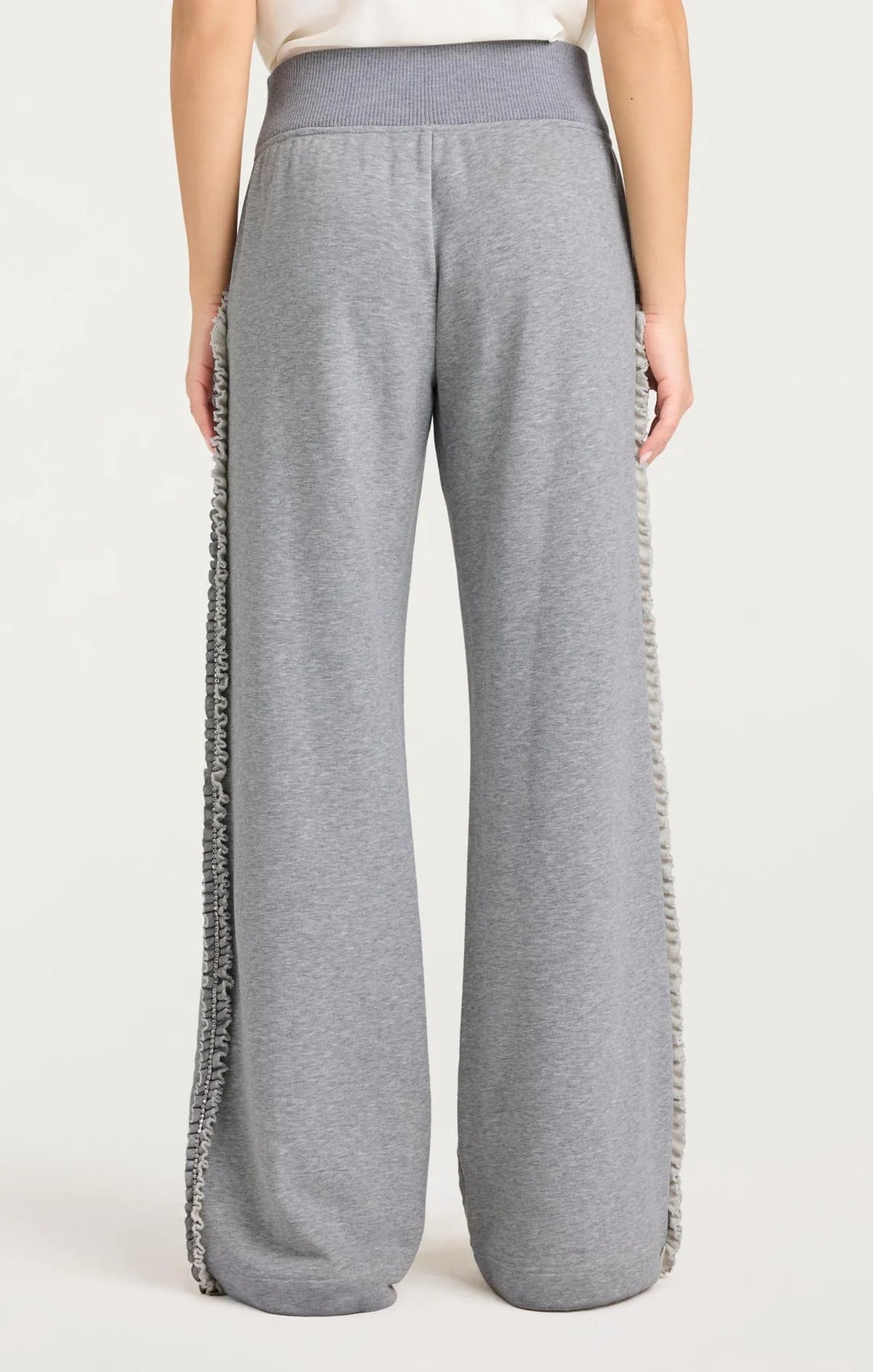 Cinq A Sept Ruffle Rhinestone Heather Maddie Pant