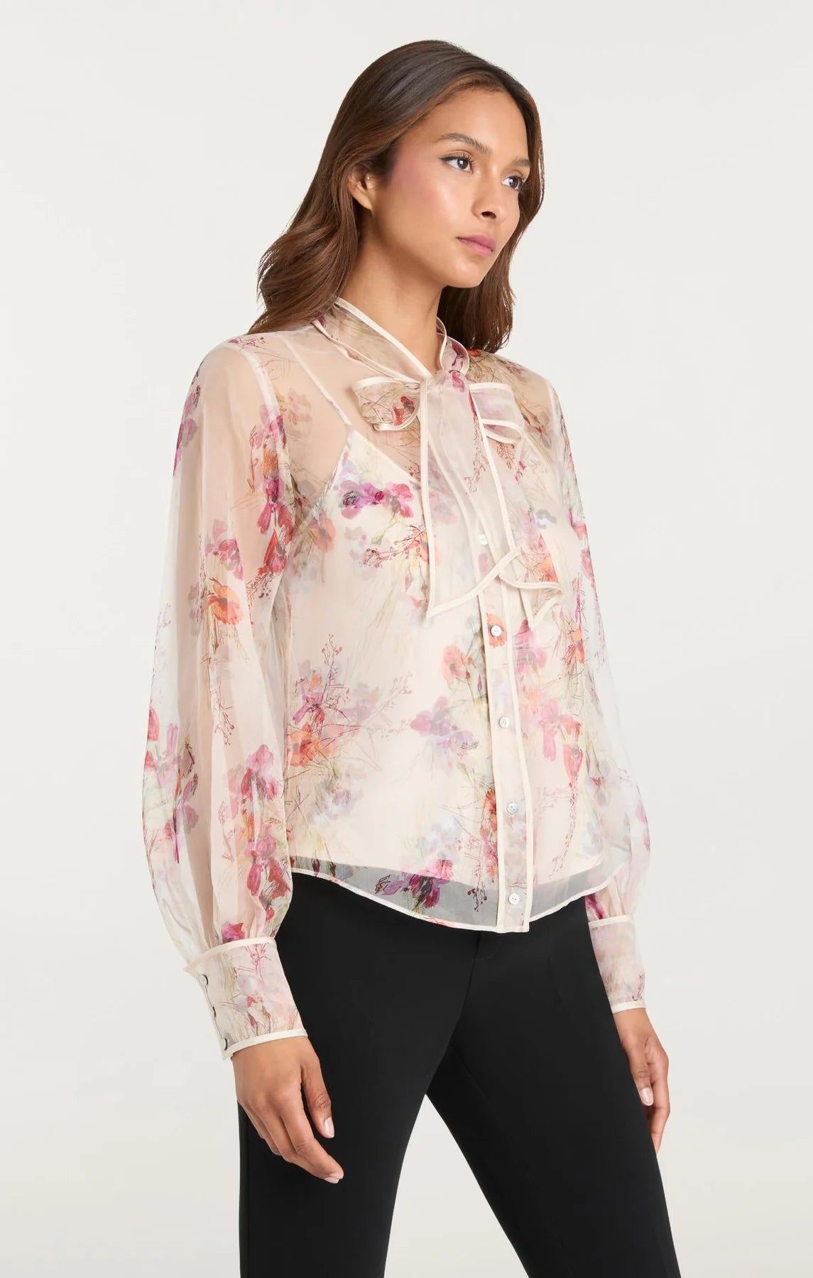 Cinq A Sept Iris Bouquet Farouz Top