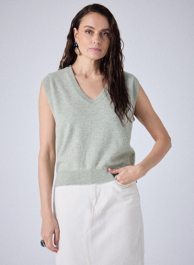 Notshy Elsie Cashmere Sleeveless Sweater Vest