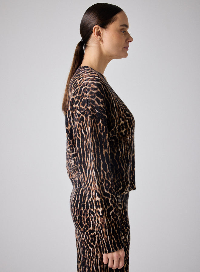 Notshy Long Sleeve V-Neck Cardigan