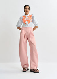 Essentiel Antwerp Jorja Pop Up Rose Shirt Lake View