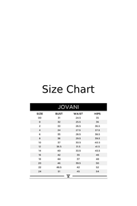 Jovani Royal Spaghetti Strap Sequin Embellished Dress