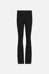 Frame Jetset Flare in Sheen Noir Denim Jean Travel Pants