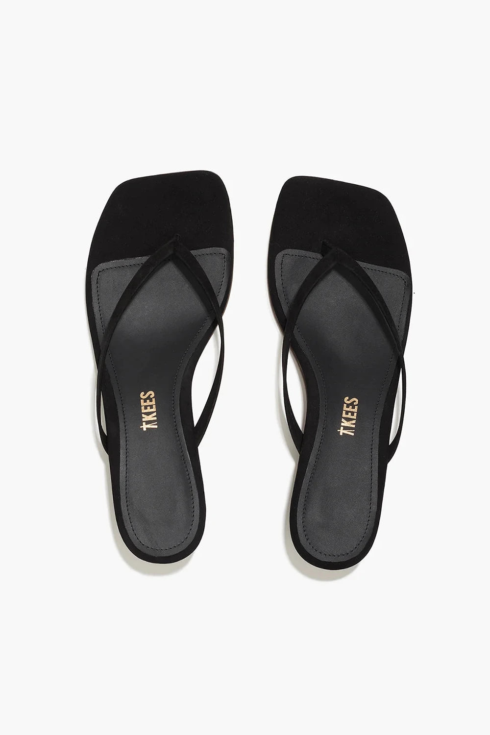 Tkees Square Toe Julia Suede Sandals Sable Suede