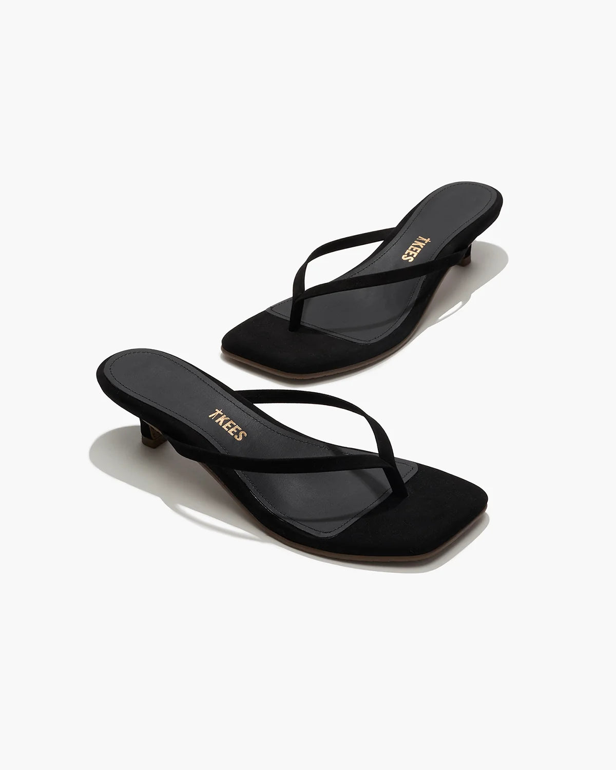 Tkees Square Toe Julia Suede Sandals Sable Suede