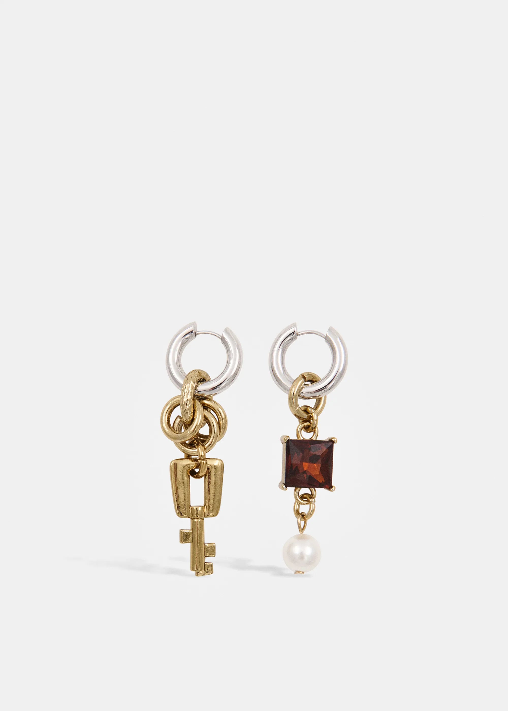 Essentiel K1GO-COMBO1 Kaos Boucles d'oreilles bicolores Or