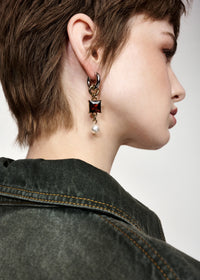 Essentiel K1GO-COMBO1 Kaos Boucles d'oreilles bicolores Or