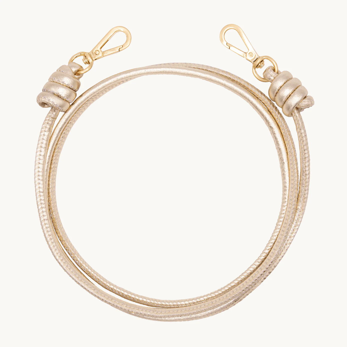 Louvini Kate Leather Cord - Gold