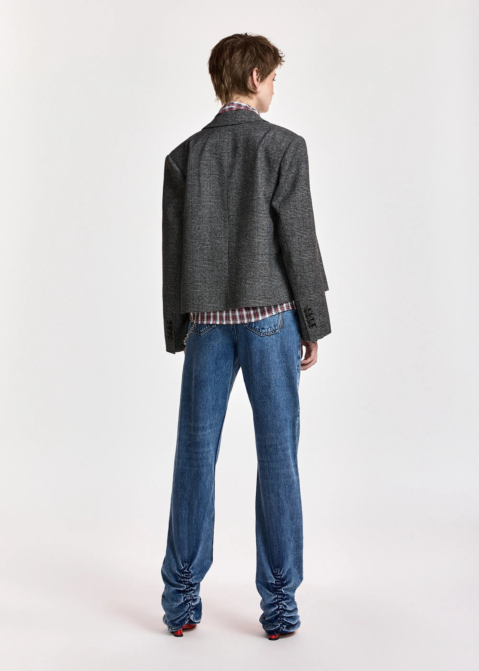 Essentiel K2CH-COMBO2 Kiana Blazer court Gris anthracite chic