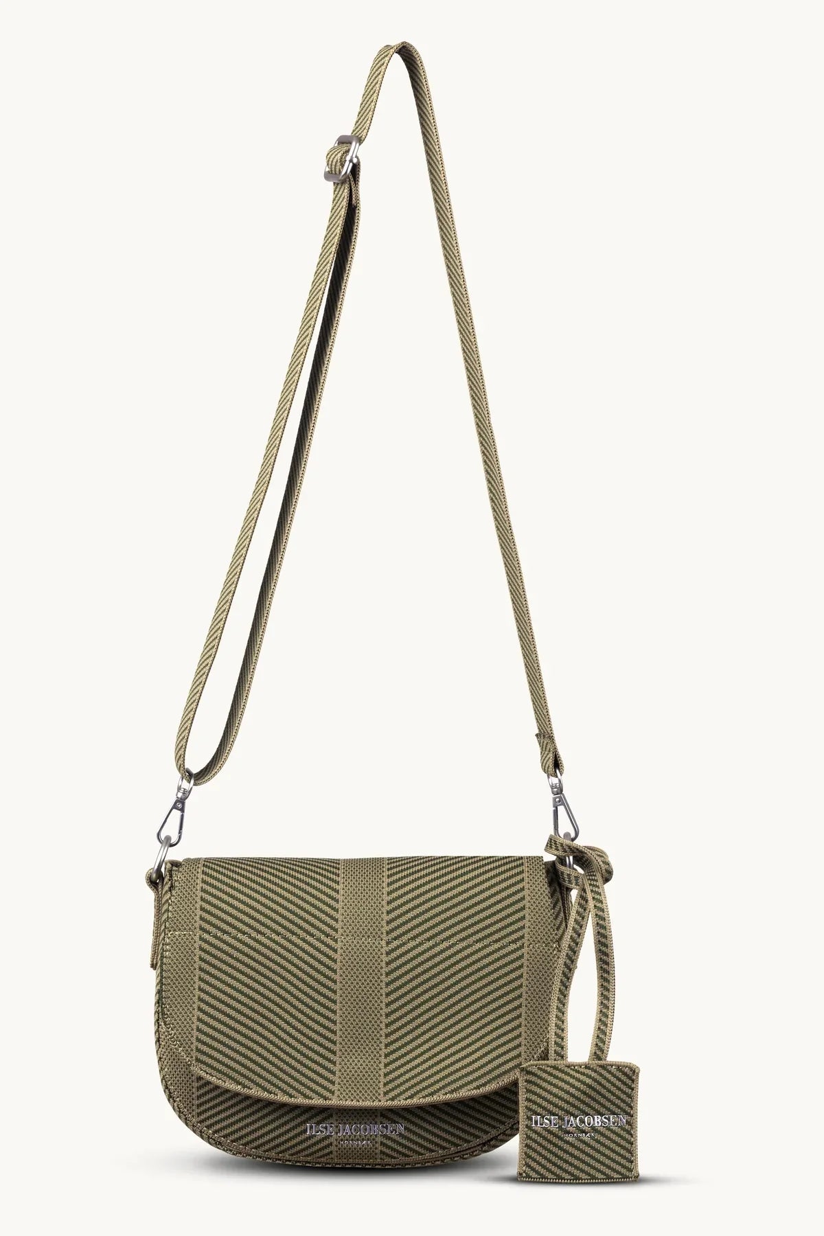 Ilse Jacobsen knitted Crossbody Bag Dark Olive