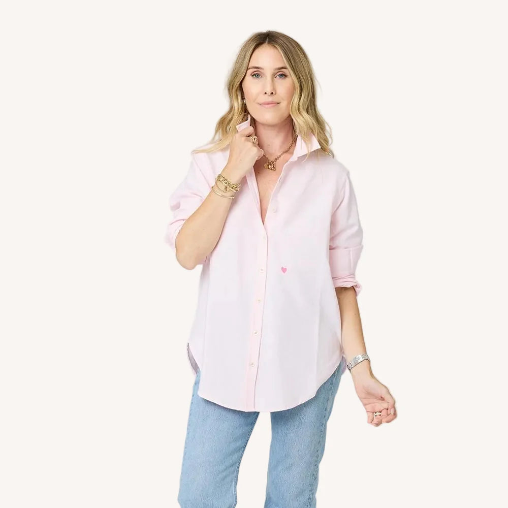 Kerri Rosenthal Mia Lightweight Oxford Shirt