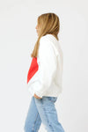 Kerri Rosental Benton Imperfect Heart Sweatshirt