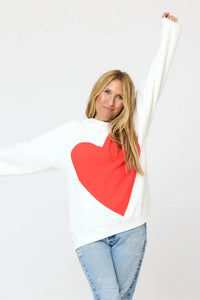 Kerri Rosental Benton Imperfect Heart Sweatshirt