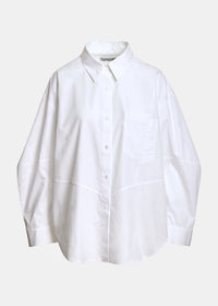 Essentiel WH00 Kreative Chemise oversize Blanche