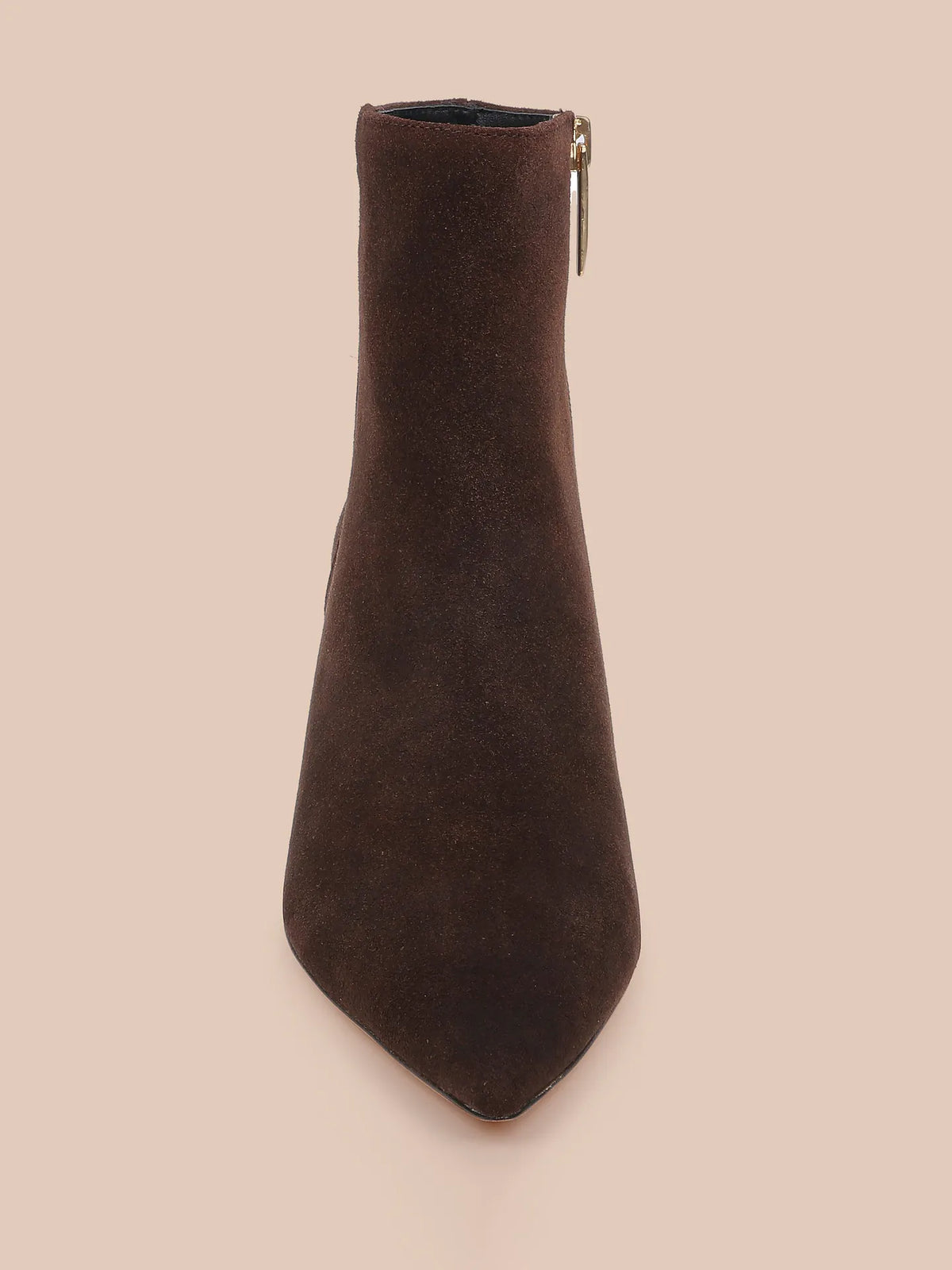 L'Agence LA1920-DBRSDE Lilly chaussures en daim marron foncé