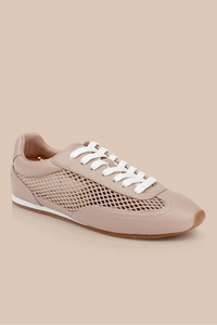 Baskets Jarah en cuir cappuccino L'Agence