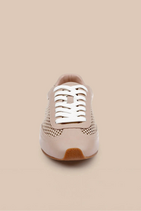 Baskets Jarah en cuir cappuccino L'Agence