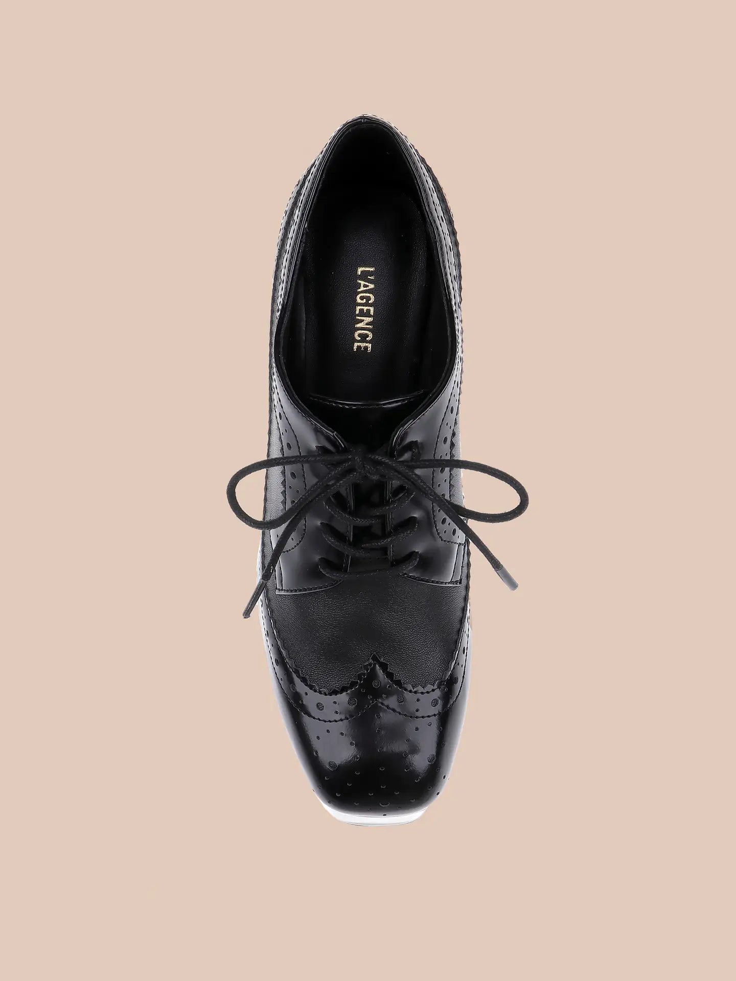 L'Agence Tania Shoe Black Leather