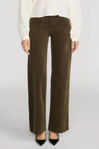 Frame Le Slim Palazzo Modernist Pocket Corduroy - Rich Military