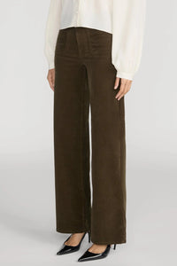 Frame Le Slim Palazzo Modernist Pocket Corduroy - Rich Military