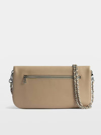 Zadig & Voltaire Rock Grained Leather Bag - Clay