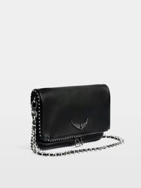 Zadig & Voltaire Rock Grained Leather Bag - Noir