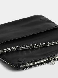 Zadig & Voltaire Rock Grained Leather Bag - Noir