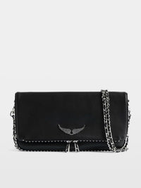Zadig & Voltaire Rock Grained Leather Bag - Noir