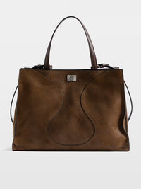 Zadig & Voltaire Jack Suede Waxy Bag - Wood