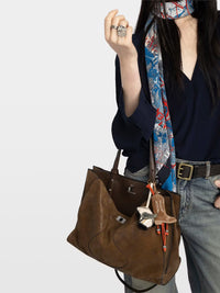 Zadig & Voltaire Jack Suede Waxy Bag - Wood