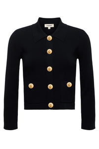 L'Agence Osiris Collared Cardigan