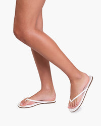 Tkees Glosses Sandals White Lotus