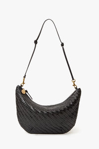 Clare V Black Woven Zig-Zag