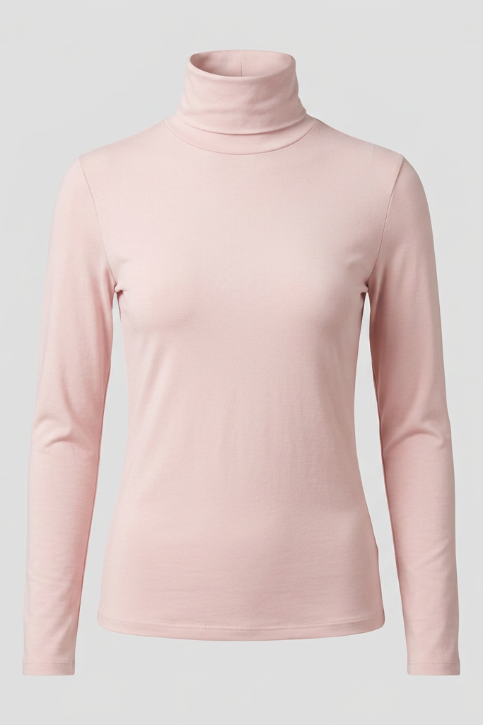 Majestic Filatures Soft Touch Long-Sleeve Turtleneck - Petale