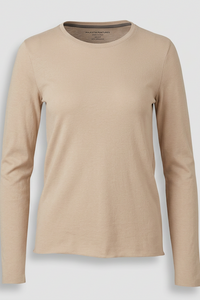 Majestic Filatures 100% Machine Washable Cashmere Long-Sleeve - Powder
