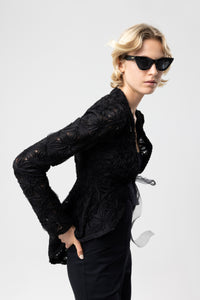 Nadya Toto Faith Tulle Emboided Jacket