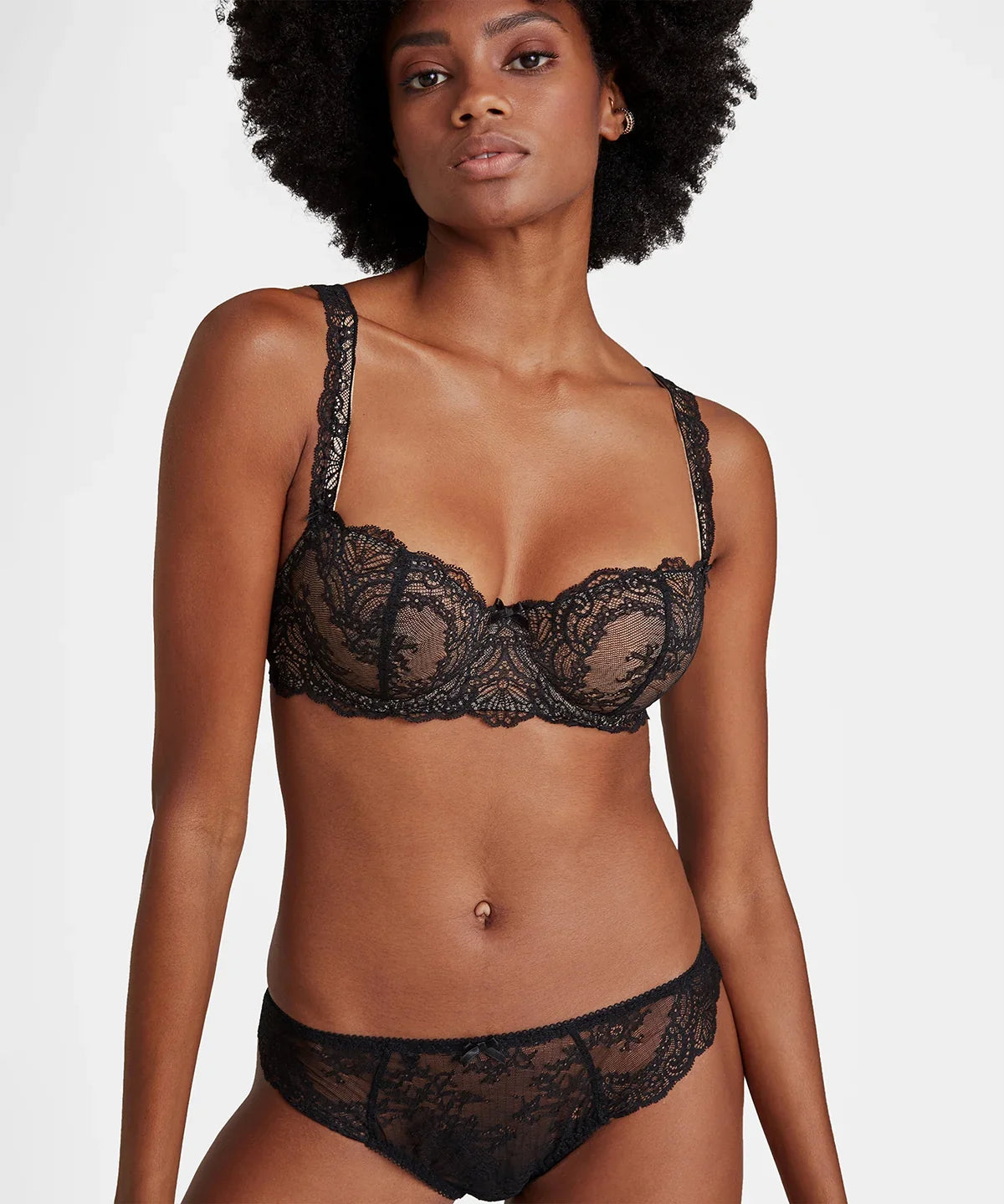 Aubade SG Half cup bra BLACK