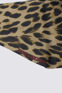Zadig & Voltaire Rosie Leopard Scarf - Flash