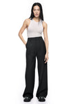 Smythe Pleated Trouser Simple Classic Pants Wide Leg