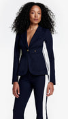 Smythe Patch Pocket Tux Strip Blazer