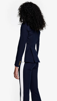 Smythe Patch Pocket Tux Strip Blazer