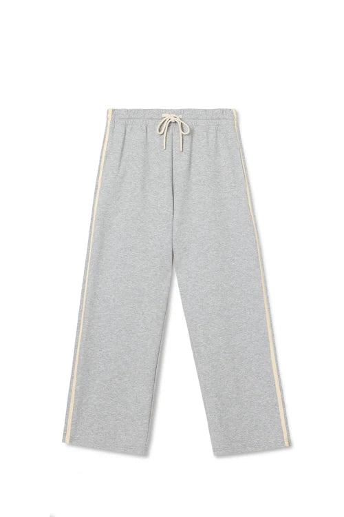 Perfect White Tee Travel Cropped Pant With Stripes