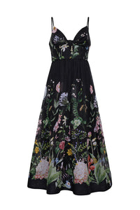 Robe Midi Pero Cara Cara Bloomsfield Noire