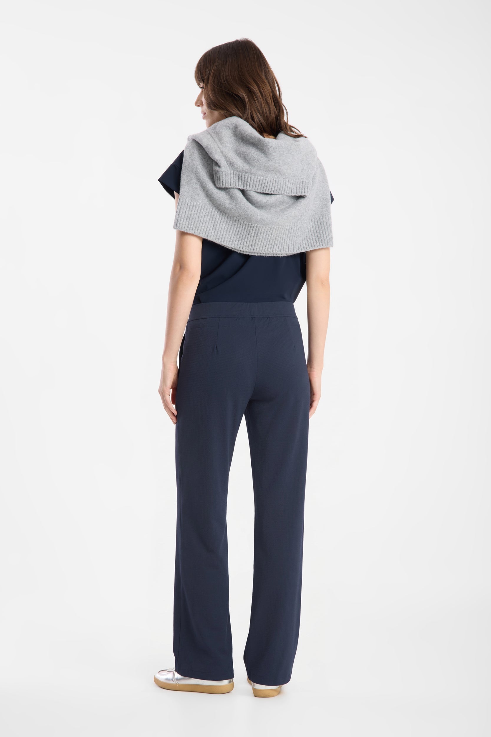 Raffaello Rossi Pantalon Droit Candice Marine