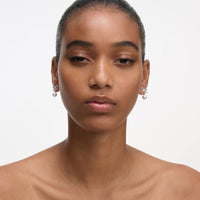 Self-Portrait Bow Pearl Earrings