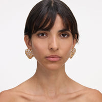 Boucles d'oreilles cœur orné Autoportrait