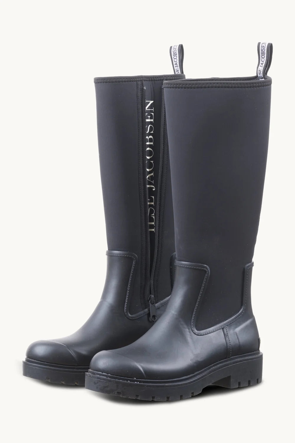 Isle Jacobsen Bottes en caoutchouc montantes Noir
