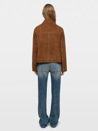 Zadig & Voltaire Lessa Suede Jacket - Cognac