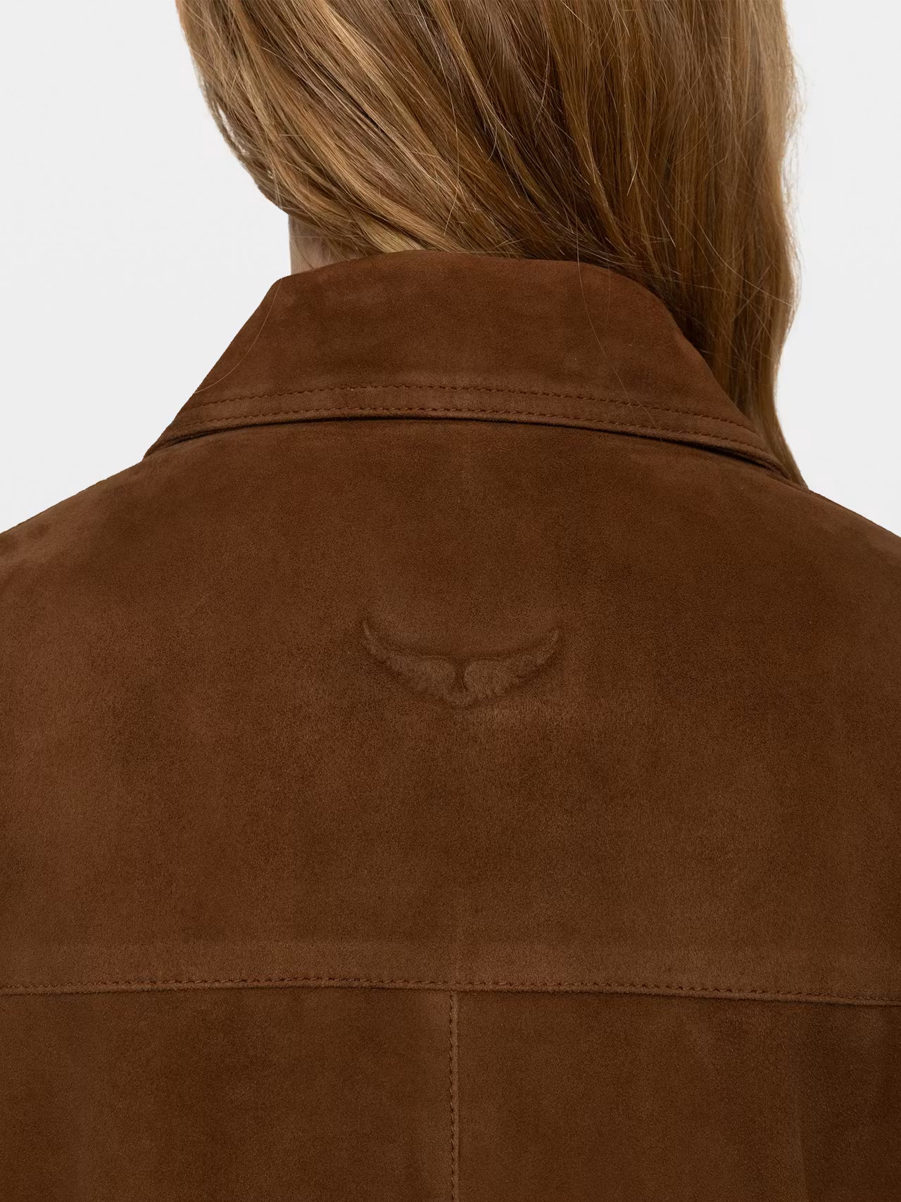 Zadig & Voltaire Lessa Suede Jacket - Cognac