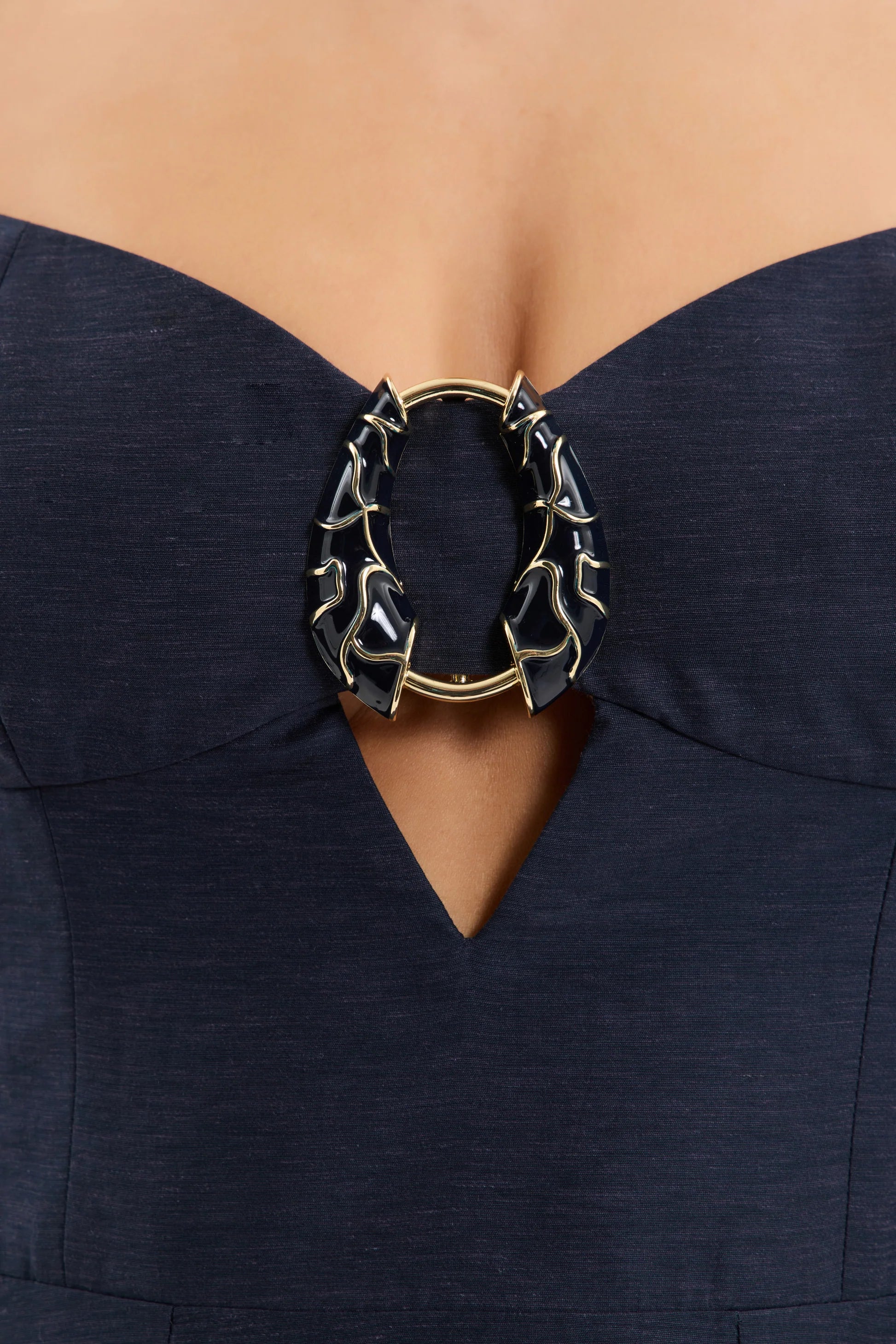 Rebecca Vallance Serenity midi Navy Dress